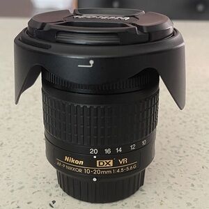 Nikon AF-P DX NIKKOR 10-20mm f/4.5-5.6G VR Lens